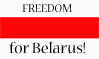 Freedom for Belarus now!