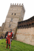 Me as a Maltese Order knight of XIV c. at the Nadvratna Tower of Lubart''s Castle in Lutsk /  Я на фоне Надвратной башни Замка Любарта в Луцке